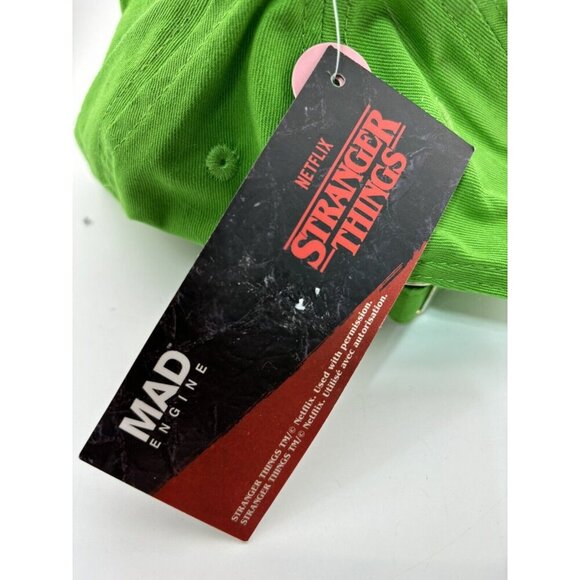 NEW WITH TAGS - Stranger Things Hawkins High School Green Cap - Picture 4 of 8